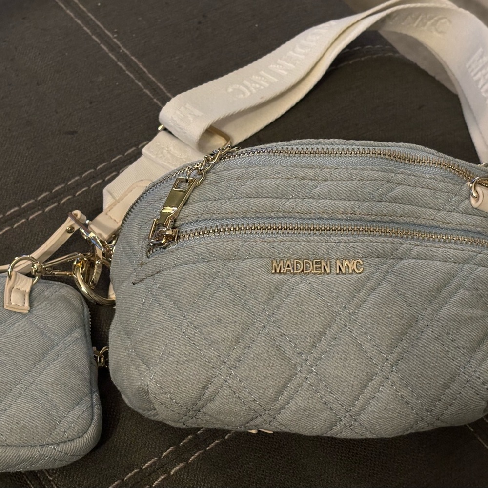 steve madden NYC chain pocket fanny pack